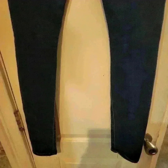 7081High waist super skinny tall asos denim dark wash size 26 - Picture 7 of 8